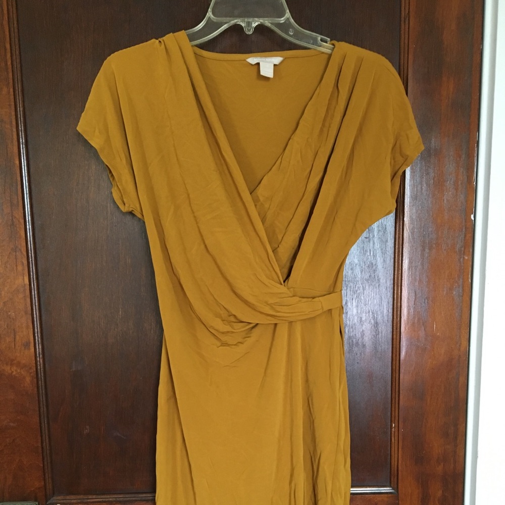 Gold sun dress